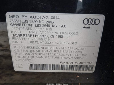 2015 AUDI Q5 9