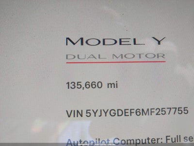 2021 TESLA MODEL Y 14