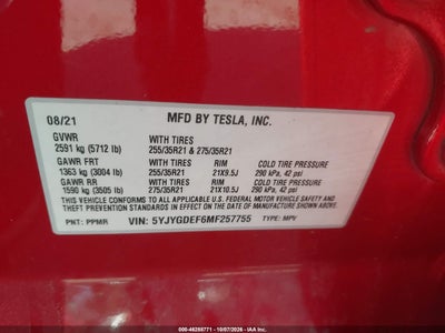 2021 TESLA MODEL Y 9