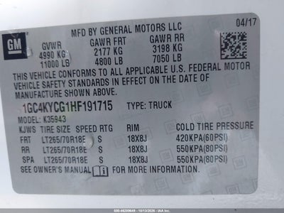2017 CHEVROLET SILVERADO 3500HD 9