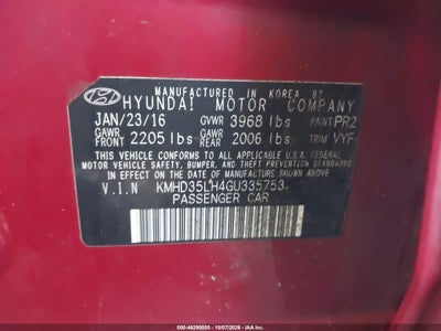 2016 HYUNDAI ELANTRA GT 9