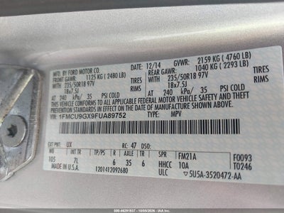 2015 FORD ESCAPE 9