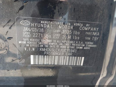 2018 HYUNDAI IONIQ HYBRID 9