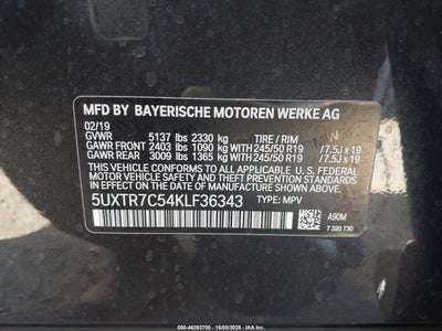 2019 BMW X3 9