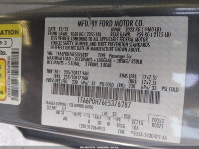 2014 FORD FUSION 9