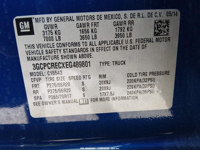 2014 CHEVROLET SILVERADO 1500 9