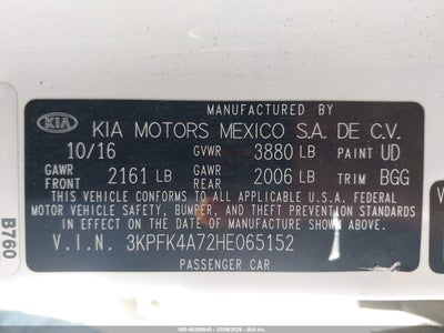 2017 KIA FORTE 9