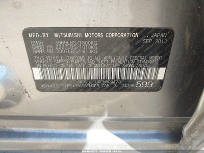 2014 MITSUBISHI LANCER 9