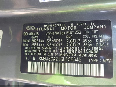 2016 HYUNDAI TUCSON 9