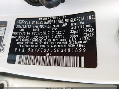 2014 KIA SORENTO 9
