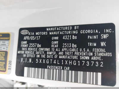 2017 KIA OPTIMA 9