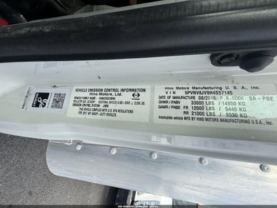 2017 HINO 338 BOX TRUCK 12