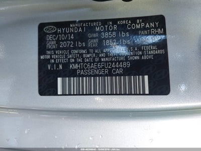 2015 HYUNDAI VELOSTER 9