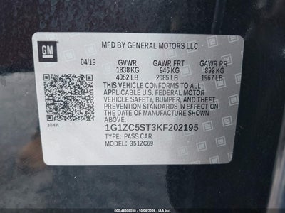 2019 CHEVROLET MALIBU 9