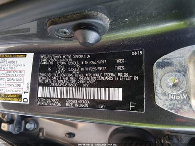2018 TOYOTA 4RUNNER 9