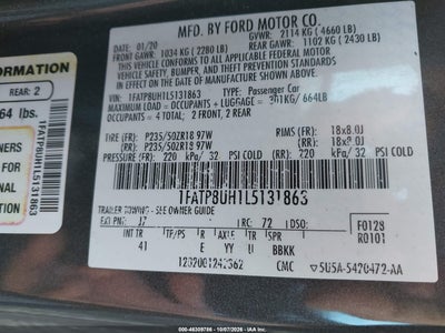 2020 FORD MUSTANG 9