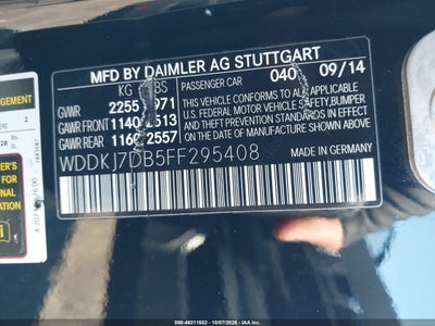 2015 MERCEDES-BENZ E 550 9