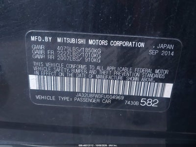 2015 MITSUBISHI LANCER 9