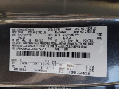 2014 FORD ESCAPE 9