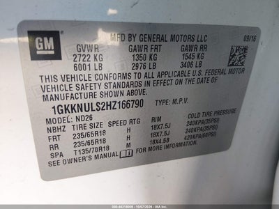 2017 GMC ACADIA 9