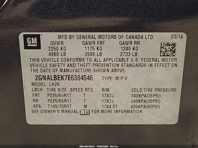 2014 CHEVROLET EQUINOX 9