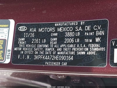 2017 KIA FORTE 9