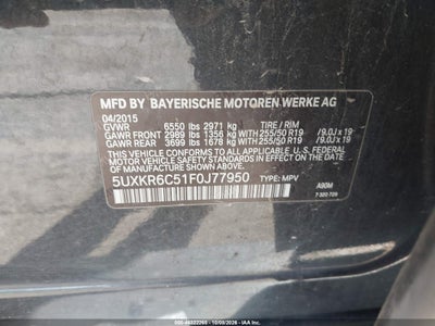 2015 BMW X5 9