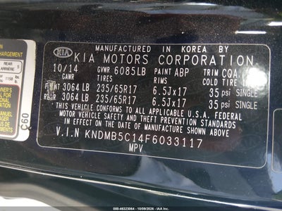 2015 KIA SEDONA 9
