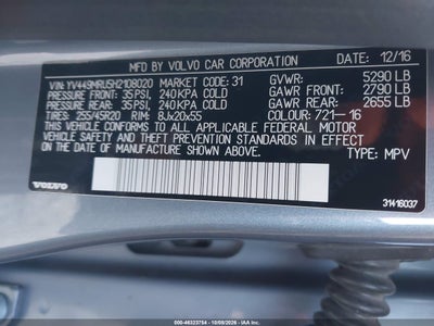 2017 VOLVO XC60 9