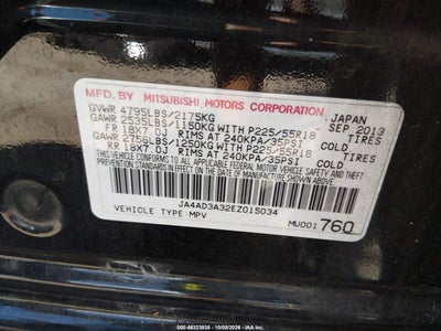 2014 MITSUBISHI OUTLANDER 9