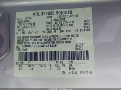 2021 FORD TRANSIT CONNECT 9