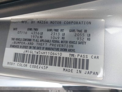 2017 MAZDA MAZDA6 9
