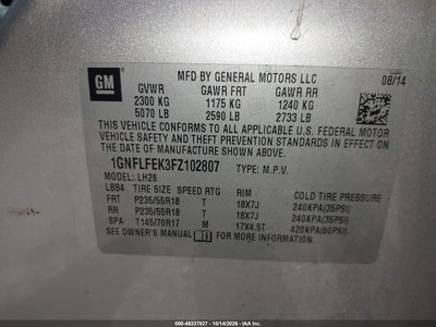 2015 CHEVROLET EQUINOX 9
