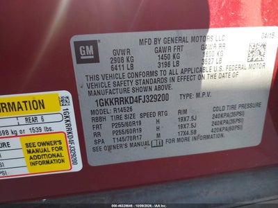 2015 GMC ACADIA 9