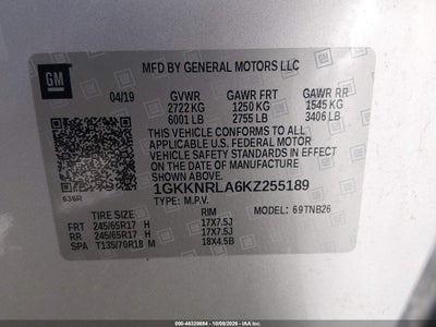 2019 GMC ACADIA 9