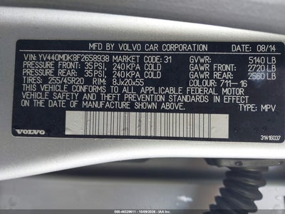 2015 VOLVO XC60 9