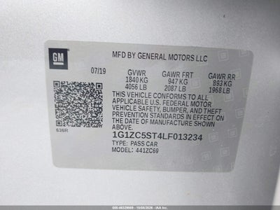 2020 CHEVROLET MALIBU 9