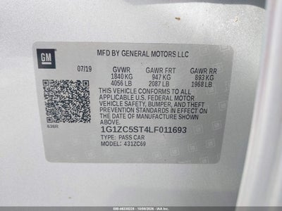 2020 CHEVROLET MALIBU 9