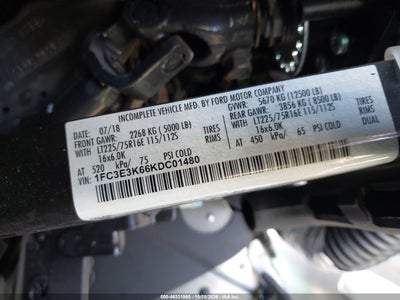 2019 FORD E-350 STRIPPED 9
