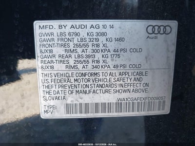 2015 AUDI Q7 9