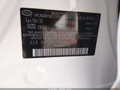 2020 HYUNDAI ELANTRA 9