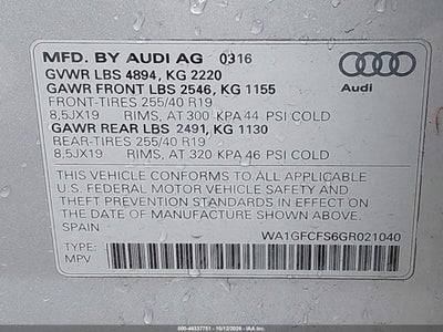 2016 AUDI Q3 9