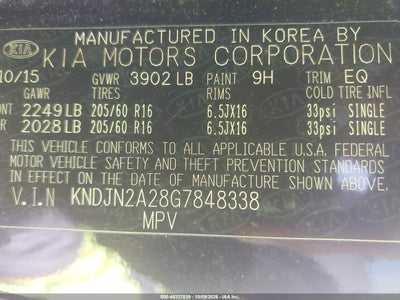 2016 KIA SOUL 9