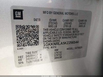 2019 GMC ACADIA 9
