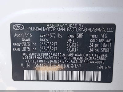 2017 HYUNDAI SANTA FE SPORT 9
