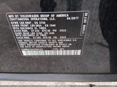 2018 VOLKSWAGEN ATLAS 9