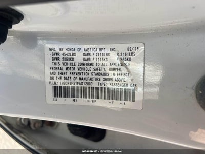 2015 HONDA ACCORD HYBRID 9