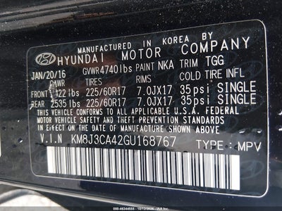 2016 HYUNDAI TUCSON 9