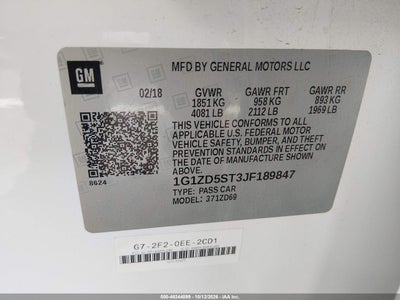 2018 CHEVROLET MALIBU 9