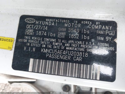 2015 HYUNDAI ACCENT 9
